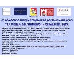 10° CONCORSO INTERNAZIONALE DI POESIA E NARRATIVA  “LA PERLA DEL TIRRENO” – CEFALU’ -  EDIZIONE 2025